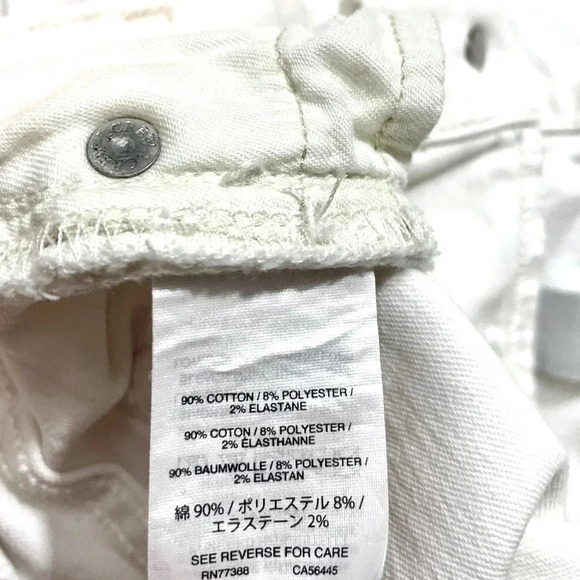 J.Crew White Matchstick Straight Leg Jeans - Picture 4 of 5